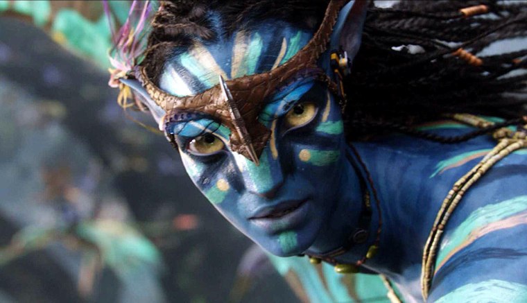 Zoe Saldana in Avatar, 2009.