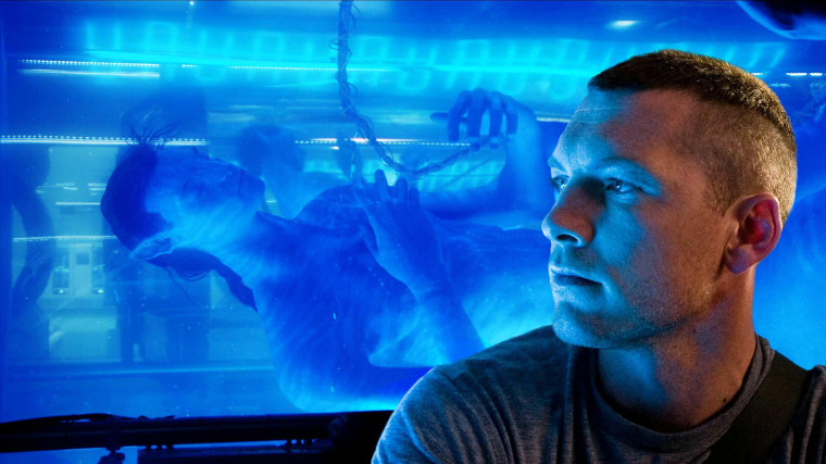 Sam Worthington in Avatar, 2009.