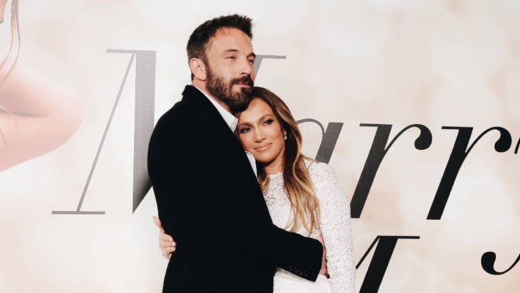 Ben Affleck y Jennifer Lopez asisten a la proyección especial de Los Ángeles de 'Marry Me', 2022.