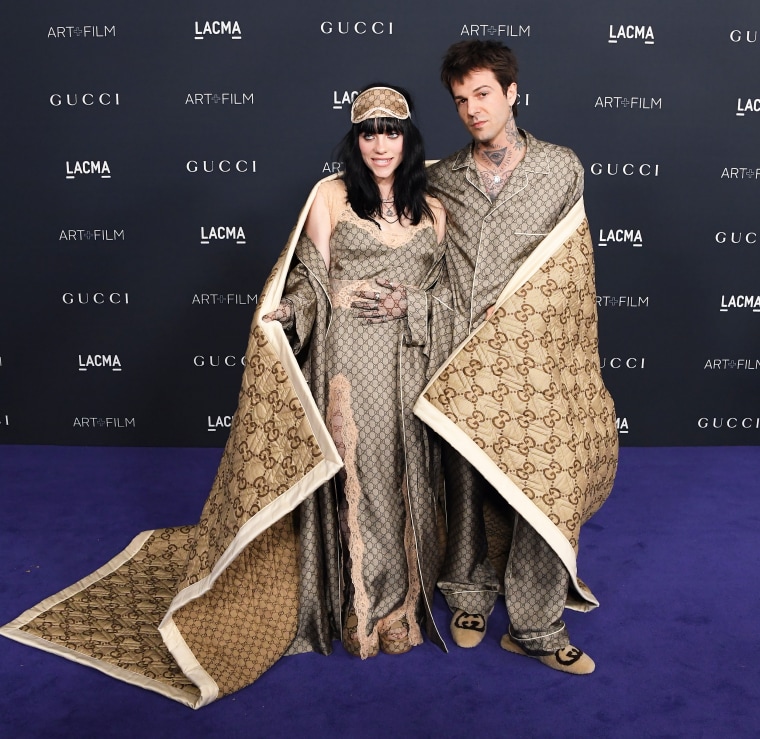 Billie Eilish Jesse Rutherford Make Red Carpet Debut with Blanket