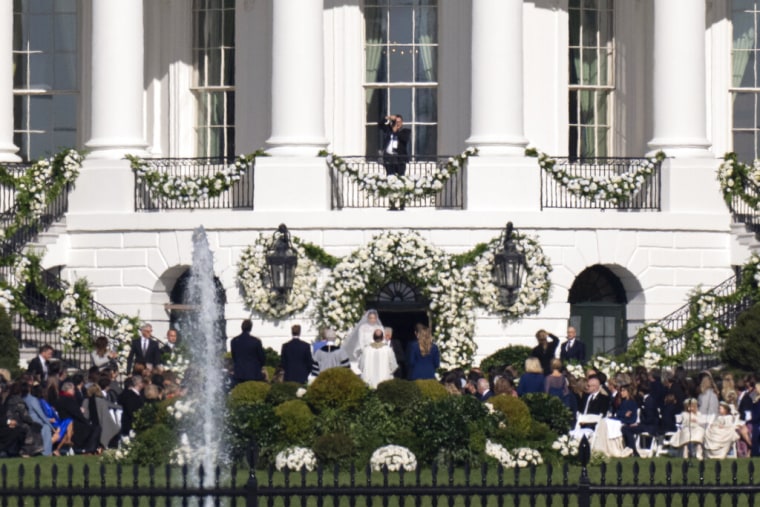 La boda de Naomi Biden es la número 19 que se celebra en la residencia presidencial.