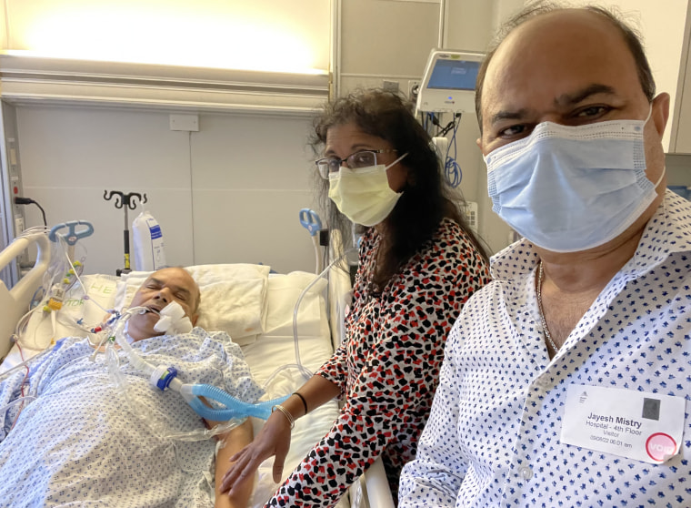 After undergoing CPR for two hours, doctors wanted to perform a different type of bypass surgery on Dr. Naresh Mistry to prevent him from further possible complications.