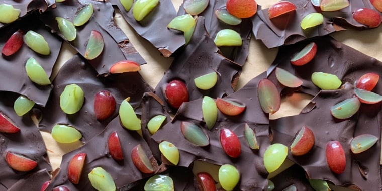 Chocolate-Grape Bark