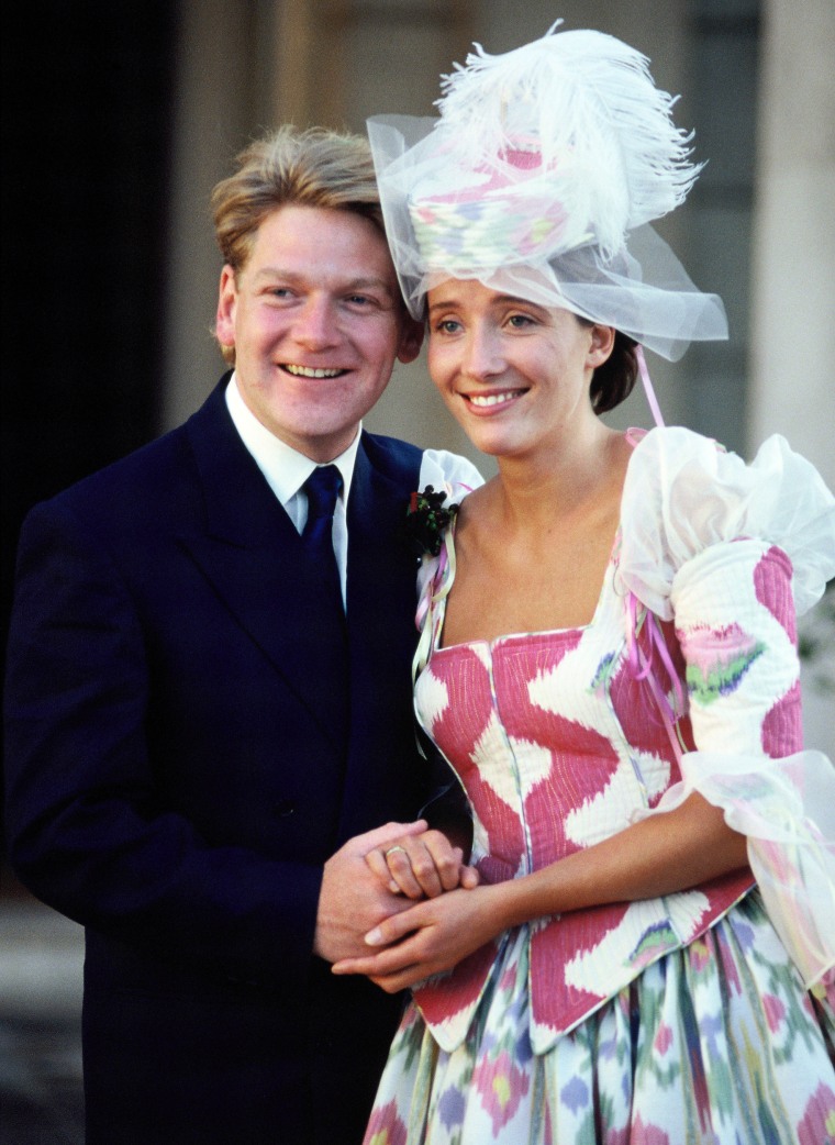 The wedding of Kenneth Branagh and Emma Thompson