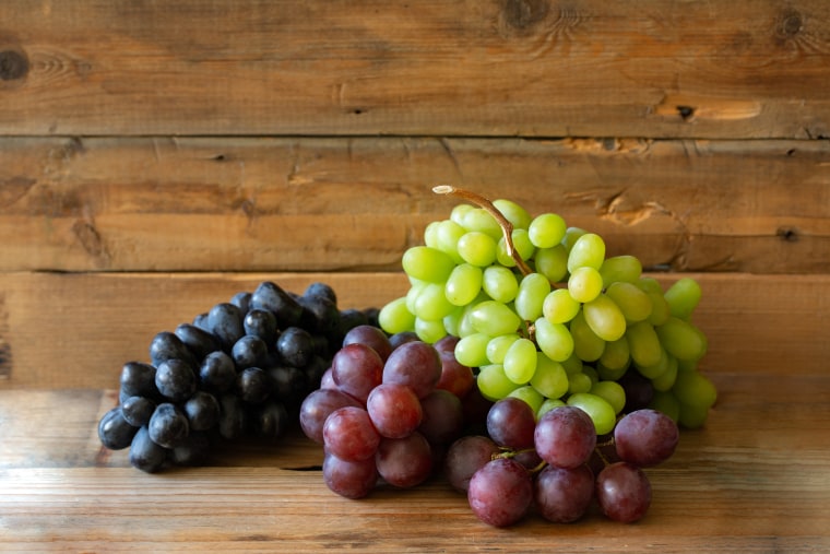 There different kinds of Grapes