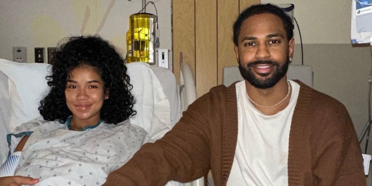 "Happy, Healthy and everything we could ever ask for and more," Big Sean wrote alongside the announcement.