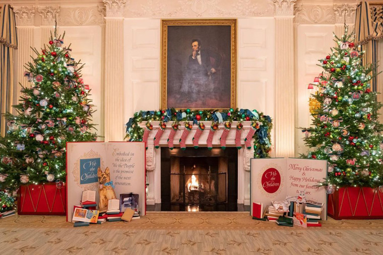 Jill Biden Unveils White House Christmas Decorations 2022