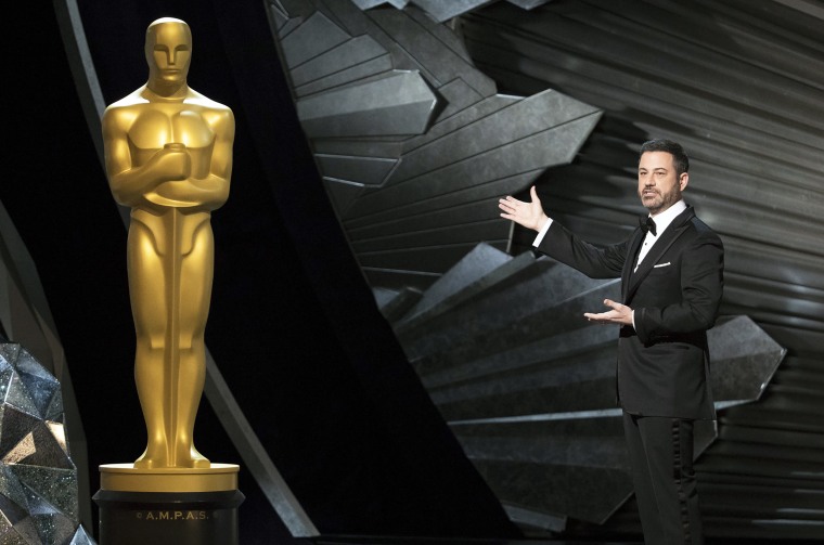 Jimmy Kimmel hosts The 90th Oscars on March 4, 2018.