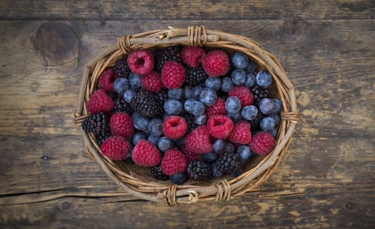 Wild and dark berries.