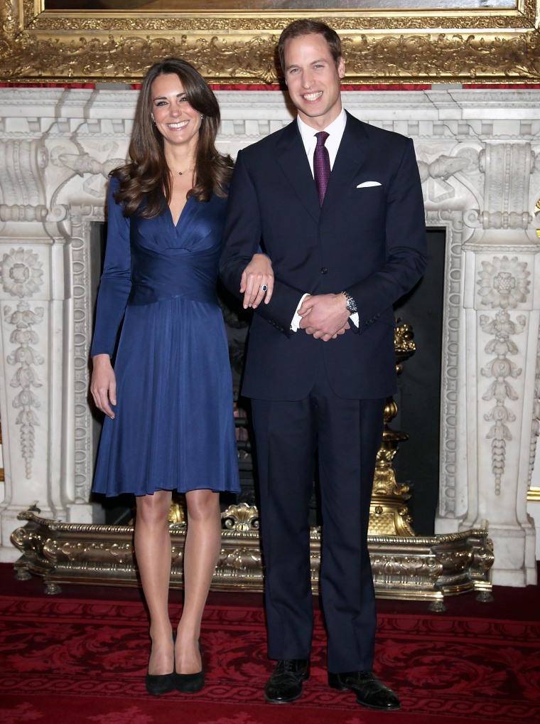 Prince William and Kate Middleton on November 16, 2010 in London, England.