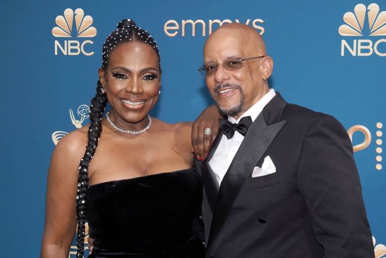 Sheryl Lee Ralph and husband Vincent Hughes at the 74th Emmy Awards on September 12, 2022.