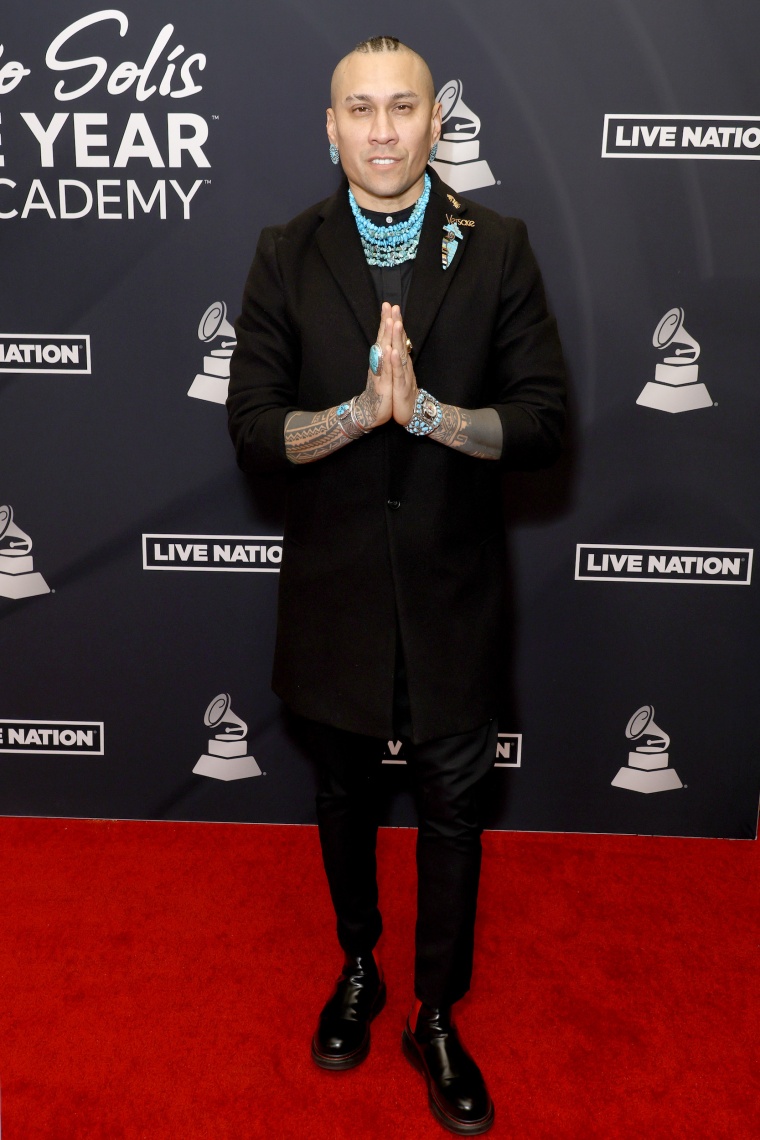 The singer made sure to represent his culture while attending the Person of the Year Gala on Nov. 16 in Las Vegas. 