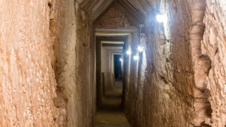 El túnel podría llevar al hallazgo de la tumba de la faraona Cleopatra. 