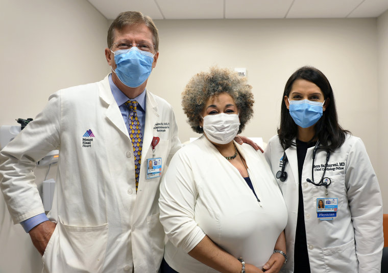 Although Yvelisse Boucher was hesitant to have open hair surgery, the doctors and staff at Mount Sinai reassured her and helped her feel safe.