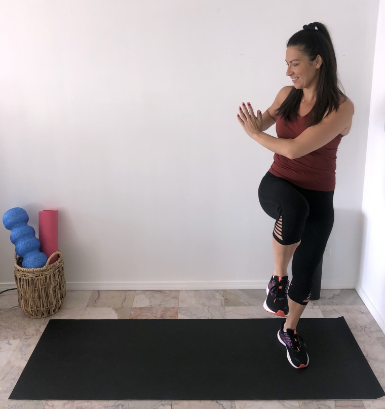 Side lunge with a twist