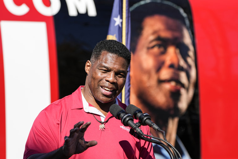 Republican candidate for U.S. Senate Herschel Walker speaks during a campaign rally Tuesday, Nov. 29, 2022 in Greensboro, Ga. Walker is in a runoff election with incumbent Democratic Sen. Raphael Warnock.