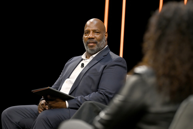 Jelani Cobb en un evento en Nueva York.