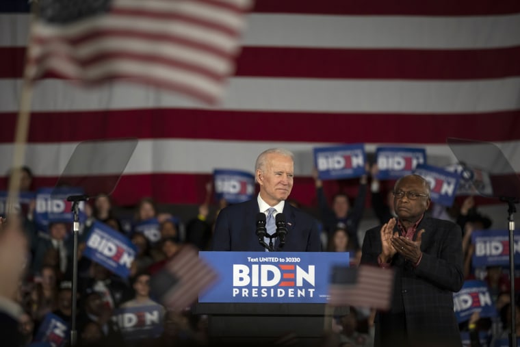 Joe Biden Holds South Carolina Primary Night Rally in Columbia, S.C.