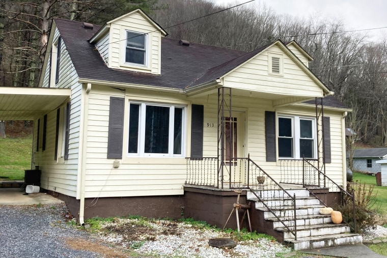 The home bought by Austin Lee Edwards, in Saltville, Va.