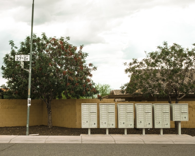 Mailboxes in South Phoenix