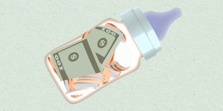 Average cost of a best sale baby bottle