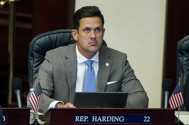 Florida Rep. Joe Harding during a legislative session in Tallahassee on March 7, 2022.