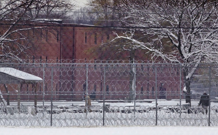 Inmate barracks at FCI Fort Dix in Fort Dix, N.J.