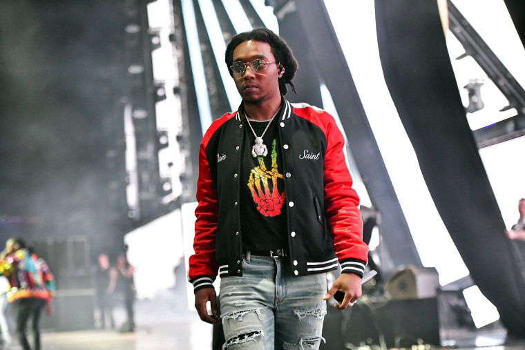 Takeoff of Migos performs in Indio, Calif.