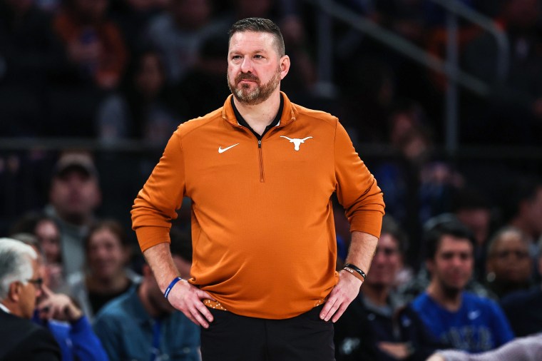 Image: Texas Longhorns head coach Chris Beard looks on during the second half of the game against the Illinois Fighting Illini at Madison Square Garden on Dec. 6, 2022 in New York.