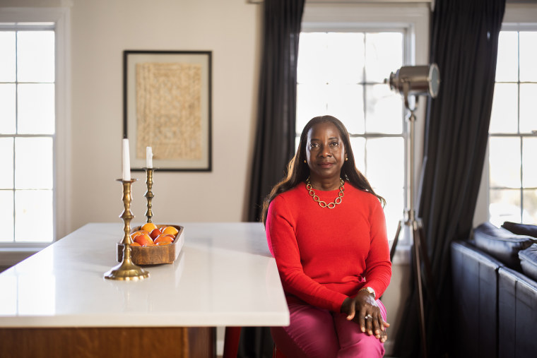 Sandra Lindsay at her home in Long Island, N.Y., on Dec. 10, 2022.