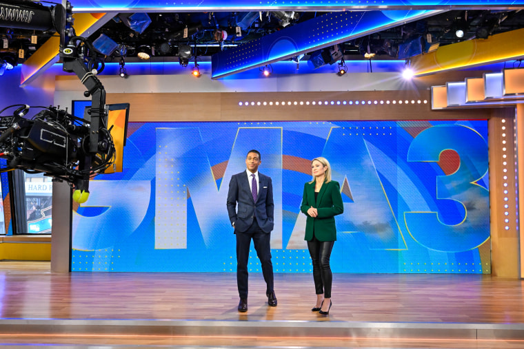 T.J. Holmes and Amy Robach on “GMA3: What You Need to Know”  on Oct. 25, 2022 on ABC. 