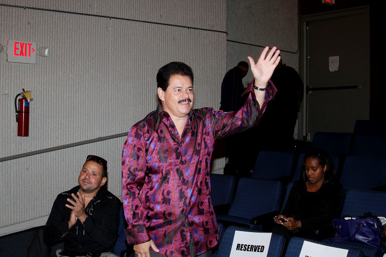 Lalo Rodriguez at Escuela Libre de Musica Ernesto Ramos Antonini on April 30, 2013 in Hato Rey, Puerto Rico. 