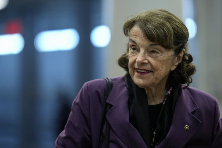Dianne Feinstein at the U.S. Capitol