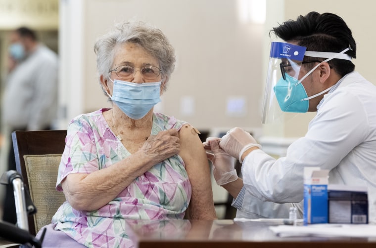 Senior facility gets COVID-19 vaccine