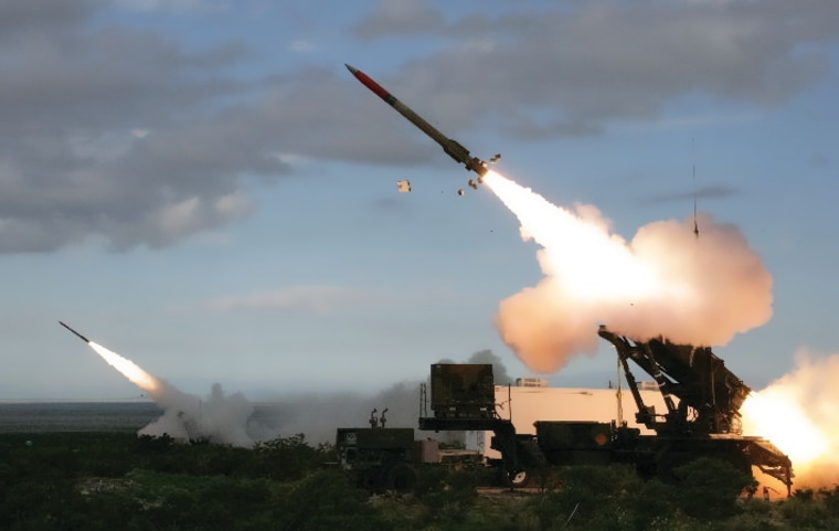 U.S. Army test fires a Patriot missile in an undisclosed site in the United States