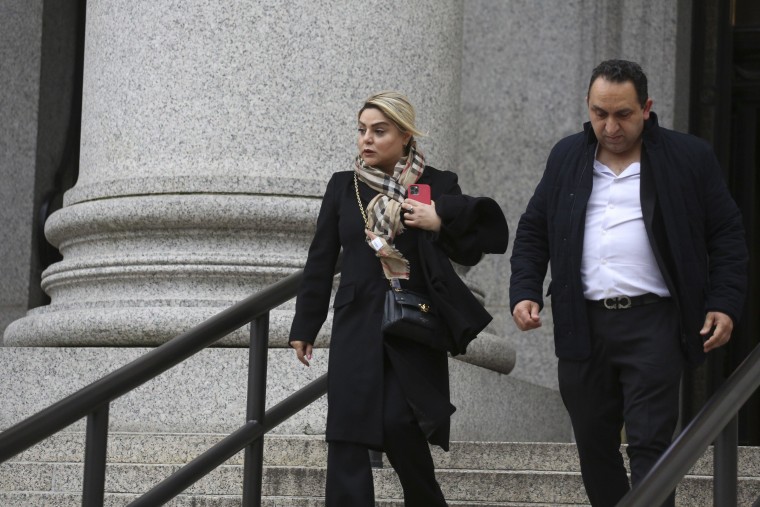 Niloufar Bahadorifar pleads guilty to a charge of conspiracy to violate U.S. economic sanctions on Iran, on Thursday, Dec. 15, 2022.
