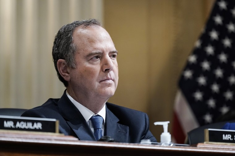 Rep. Adam Schiff, D-Calif., during a hearing on the Jan. 6 attack on Oct. 13, 2022.
