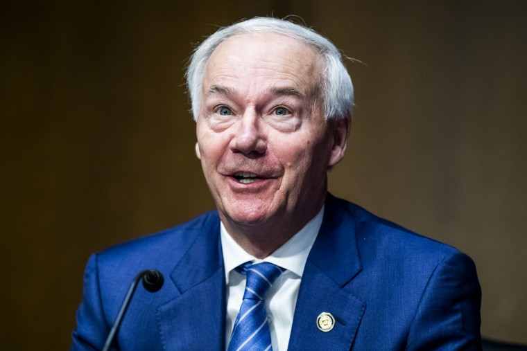 Arkansas Gov. Asa Hutchinson in Washington on June 22, 2021.