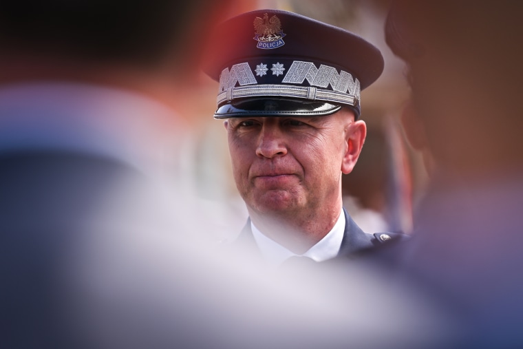 Police Commander in Chief Jaroslaw Szymczyk on July 14, 2022, in Wadowice.