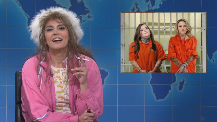 Cecily Strong as Cathy Anne on "Saturday Night Live."