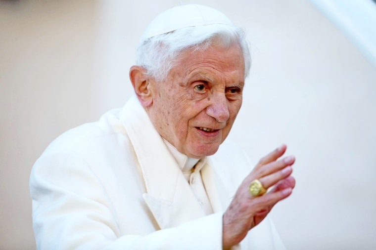 Pope Benedict at St. Peter's Square at the Vatican