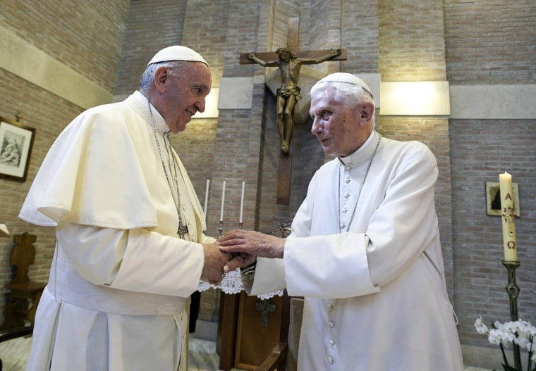 Pope Emeritus Benedict XVI, Pope Francis