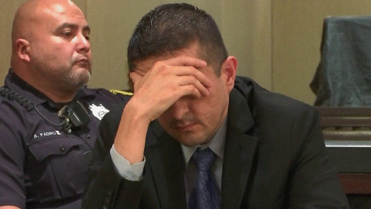 Juan David Ortiz en el séptimo día del juicio en su contra.