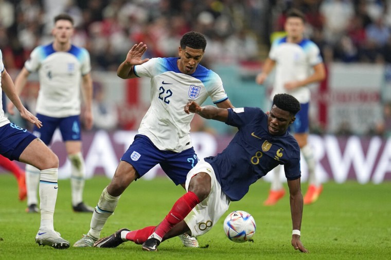 Jude Bellingham durante el partido por los cuartos de final del Mundial, el sábado 10 de diciembre de 2022, en Jor, Catar. 