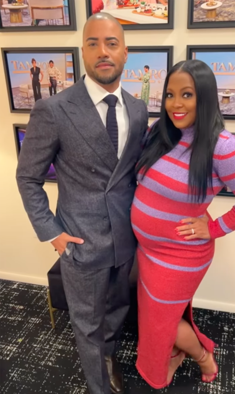 Pulliam announced the couple's pregnancy news next to a cute reel of her showing off her baby bump.