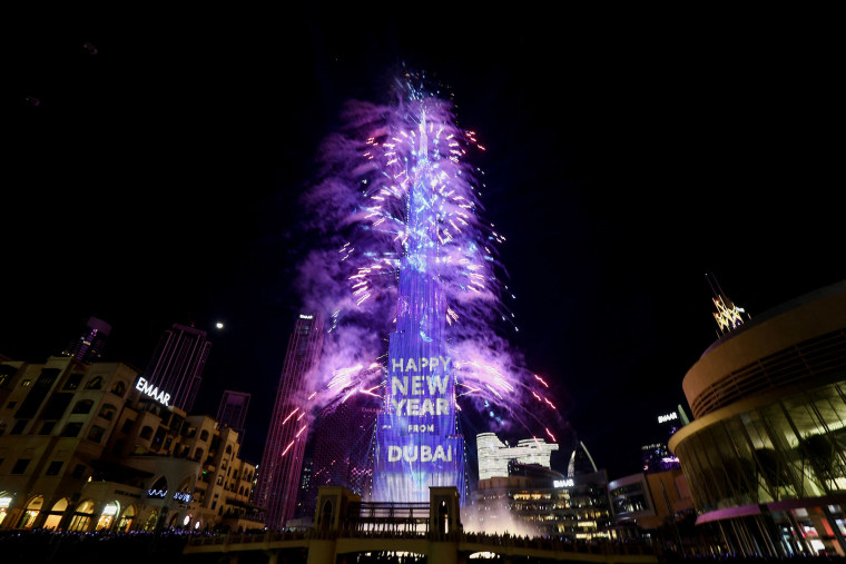 En imágenes el mundo le da la bienvenida al nuevo año 2023