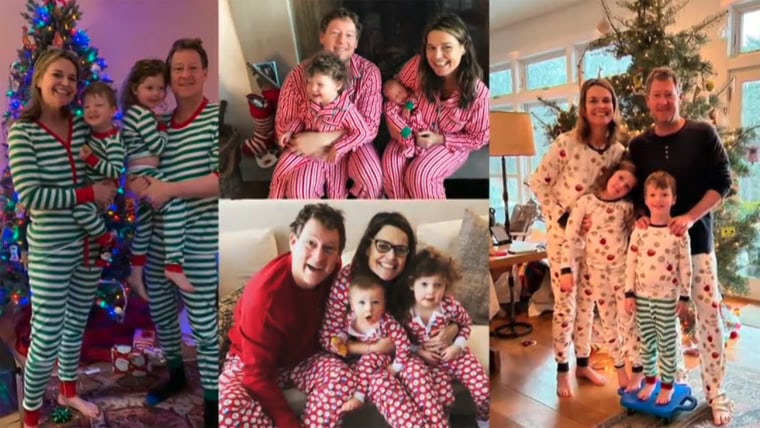 Pajamas are as much a part of the holiday as the tree for Savannah and her loved ones.