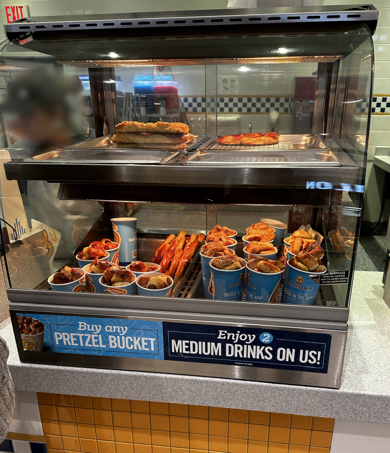 The counter at my local Auntie Anne's.