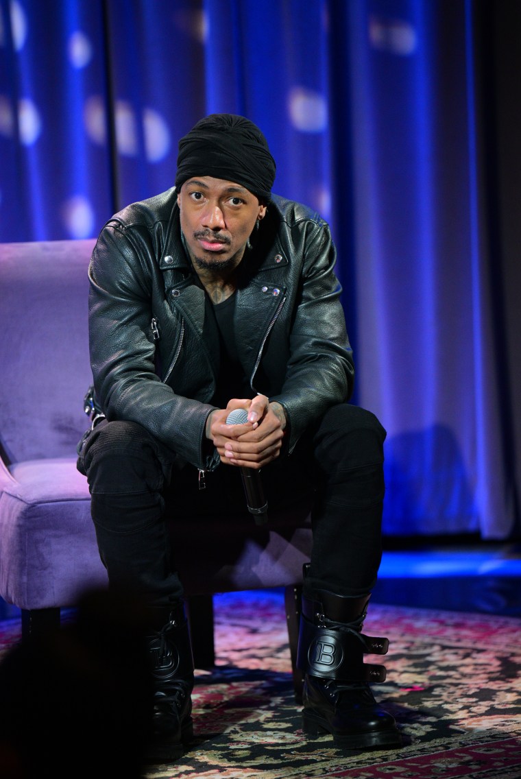 Nick Cannon speaks onstage at "Hip Hop & Mental Health: Facing The Stigma Together" at The GRAMMY Museum on June 25, 2022 in Los Angeles, California.