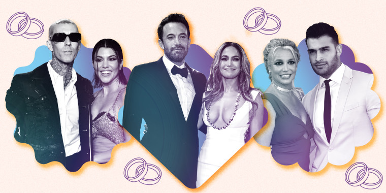 famous celebrity couples that got married this past year 2022-2021